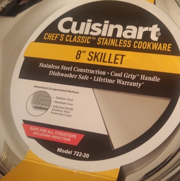 Cuisinart Chef's Classic Stainless 8" Open Skillet - Picture 5 of 5